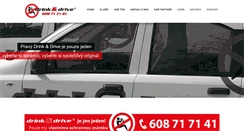 Desktop Screenshot of drink-drive.cz